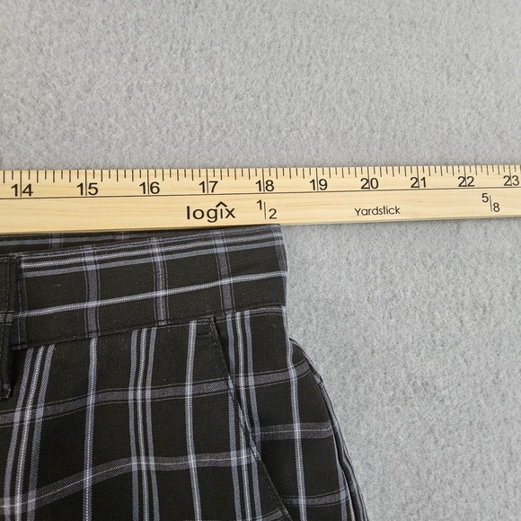 adidas cargo shorts men 34 black checkered - Picture 4 of 8